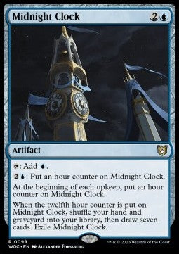 Midnight Clock⁣ - Commander: Wilds of Eldraine⁣ (Rare)⁣ [99]