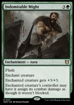 Indomitable Might⁣ - Commander: Wilds of Eldraine⁣ (Rare)⁣ [127]
