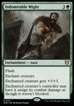Indomitable Might⁣ - Commander: Wilds of Eldraine⁣ (Rare)⁣ [127]