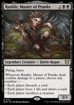 Rankle, Master of Pranks - Commander: Wilds of Eldraine (Rare) [WOC-116]