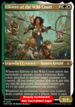 Ellivere of the Wild Court (V.2)⁣ - Commander: Wilds of Eldraine: Extras⁣ (Mythic)⁣ [57]