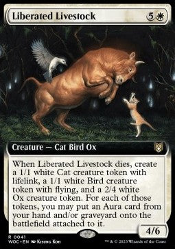 Liberated Livestock⁣ - Commander: Wilds of Eldraine: Extras⁣ (Rare)⁣ [41]