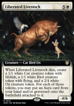 Liberated Livestock⁣ - Commander: Wilds of Eldraine: Extras⁣ (Rare)⁣ [41]