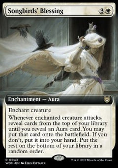 Songbirds' Blessing⁣ - Commander: Wilds of Eldraine: Extras⁣ (Rare)⁣ [43]