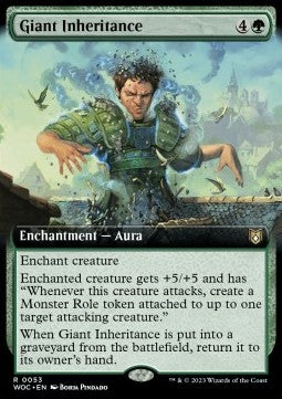 Giant Inheritance⁣ - Commander: Wilds of Eldraine: Extras⁣ (Rare)⁣ [53]