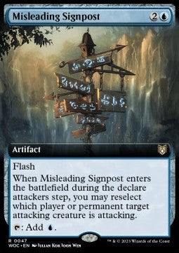 Misleading Signpost - Commander: Wilds of Eldraine: Extras (Rare) [XWOC-47]
