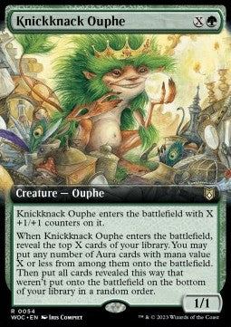 Knickknack Ouphe⁣ - Commander: Wilds of Eldraine: Extras⁣ (Rare)⁣ [54]