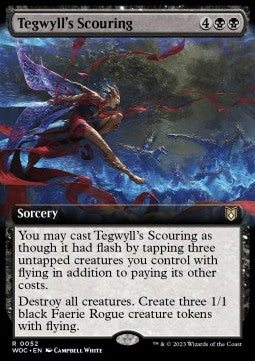 Tegwyll's Scouring⁣ - Commander: Wilds of Eldraine: Extras⁣ (Rare)⁣ [52]