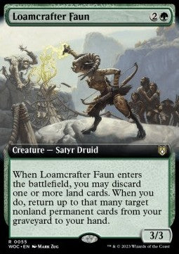 Loamcrafter Faun⁣ - Commander: Wilds of Eldraine: Extras⁣ (Rare)⁣ [55]