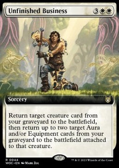 Unfinished Business⁣ - Commander: Wilds of Eldraine: Extras⁣ (Rare)⁣ [44]