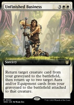 Unfinished Business⁣ - Commander: Wilds of Eldraine: Extras⁣ (Rare)⁣ [44]