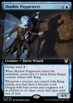 Shadow Puppeteers⁣ - Commander: Wilds of Eldraine: Extras⁣ (Rare)⁣ [48]