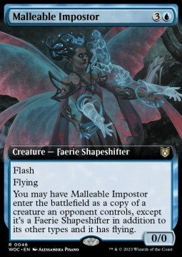 Malleable Impostor⁣ - Commander: Wilds of Eldraine: Extras⁣ (Rare)⁣ [46]