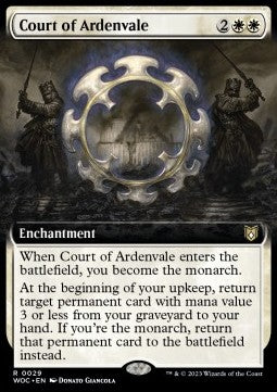 Court of Ardenvale - Commander: Wilds of Eldraine: Extras (Rare) [XWOC-29]