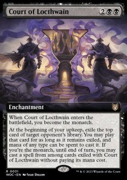 Court of Locthwain⁣ - Commander: Wilds of Eldraine: Extras⁣ (Rare)⁣ [31]
