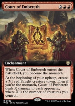Court of Embereth⁣ - Commander: Wilds of Eldraine: Extras⁣ (Rare)⁣ [32]