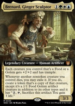 Brenard, Ginger Sculptor⁣ - Commander: Wilds of Eldraine: Extras⁣ (Mythic)⁣ [35]