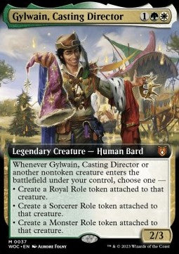 Gylwain, Casting Director (V.1)⁣ - Commander: Wilds of Eldraine: Extras⁣ (Mythic)⁣ [37]