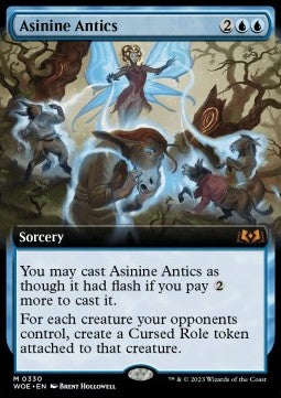 Asinine Antics⁣ - Wilds of Eldraine: Extras⁣ (Mythic)⁣ [330]