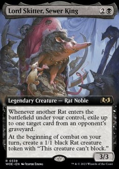 Lord Skitter, Sewer King⁣ - Wilds of Eldraine: Extras⁣ (Rare)⁣ [339]