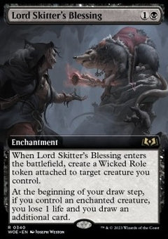 Lord Skitter's Blessing⁣ - Wilds of Eldraine: Extras⁣ (Rare)⁣ [340]
