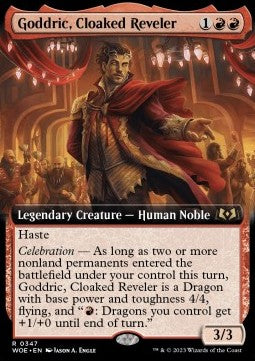 Goddric, Cloaked Reveler⁣ - Wilds of Eldraine: Extras⁣ (Rare)⁣ [347]