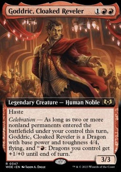 Goddric, Cloaked Reveler⁣ - Wilds of Eldraine: Extras⁣ (Rare)⁣ [347]