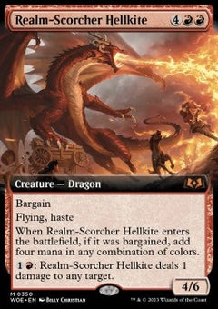 Realm-Scorcher Hellkite⁣ - Wilds of Eldraine: Extras⁣ (Mythic)⁣ [350]