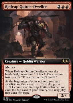 Redcap Gutter-Dweller⁣ - Wilds of Eldraine: Extras⁣ (Rare)⁣ [351]