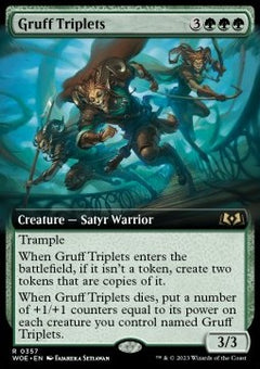 Gruff Triplets⁣ - Wilds of Eldraine: Extras⁣ (Rare)⁣ [357]