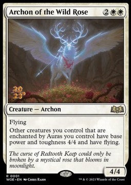 Archon of the Wild Rose (V.1)⁣ - Wilds of Eldraine: Promos⁣ (Rare)⁣ [1]