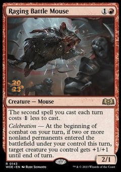 Raging Battle Mouse (V.1) - Wilds of Eldraine: Promos (Rare) [PWOE-143]