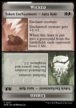 Wicked Role / Cursed Role Token - Wilds of Eldraine: Extras (Token) [XWOE-17]