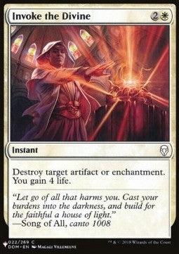 Invoke the Divine⁣ - Secret Lair Commander Deck: Angels: They're Just Like Us but Cooler⁣ (Common)