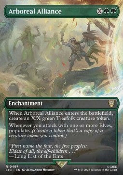 Arboreal Alliance (V.1)⁣ - The Lord of the Rings: Tales of Middle-earth Holiday Release⁣ (Rare)⁣ [497]