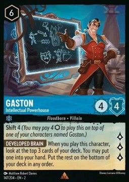 Gaston - Intellectual Powerhouse⁣ - Rise of the Floodborn⁣ (Rare)⁣ [147]