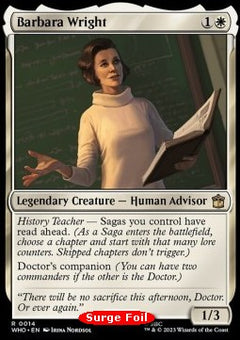 Barbara Wright (V.2)⁣ - Universes Beyond: Doctor Who: Extras⁣ (Rare)⁣ [619]