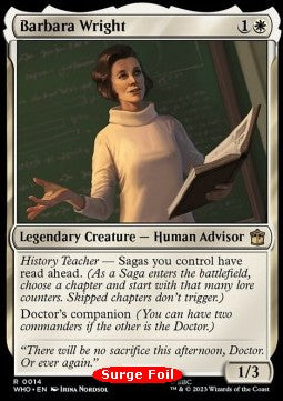Barbara Wright (V.2)⁣ - Universes Beyond: Doctor Who: Extras⁣ (Rare)⁣ [619]