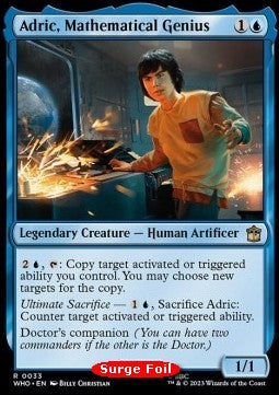 Adric, Mathematical Genius (V.2)⁣ - Universes Beyond: Doctor Who: Extras⁣ (Rare)⁣ [638]