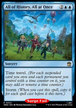 All of History, All at Once (V.2)⁣ - Universes Beyond: Doctor Who: Extras⁣ (Rare)⁣ [639]