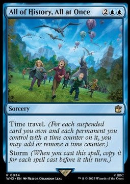 All of History, All at Once⁣ - Universes Beyond: Doctor Who⁣ (Rare)⁣ [34]