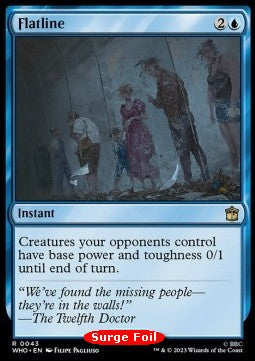 Flatline (V.2)⁣ - Universes Beyond: Doctor Who: Extras⁣ (Rare)⁣ [648]