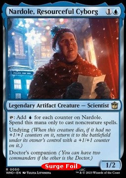 Nardole, Resourceful Cyborg (V.2)⁣ - Universes Beyond: Doctor Who: Extras⁣ (Rare)⁣ [655]