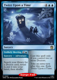 Twice Upon a Time // Unlikely Meeting (V.2)⁣ - Universes Beyond: Doctor Who: Extras⁣ (Rare)⁣ [666]