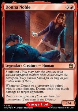 Donna Noble (V.2)⁣ - Universes Beyond: Doctor Who: Extras⁣ (Rare)⁣ [687]