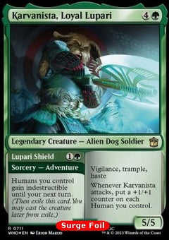 Karvanista, Loyal Lupari // Lupari Shield (V.2)⁣ - Universes Beyond: Doctor Who: Extras⁣ (Rare)⁣ [711]