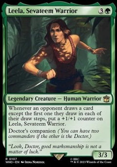 Leela, Sevateem Warrior⁣ - Universes Beyond: Doctor Who⁣ (Rare)⁣ [107]