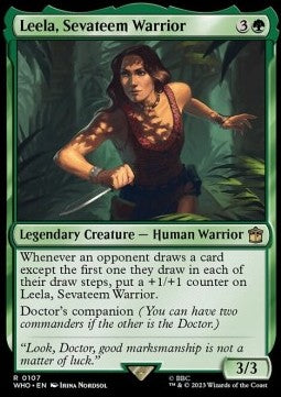 Leela, Sevateem Warrior⁣ - Universes Beyond: Doctor Who⁣ (Rare)⁣ [107]