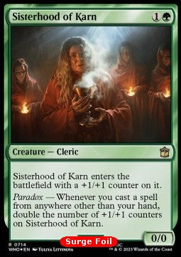 Sisterhood of Karn (V.2)⁣ - Universes Beyond: Doctor Who: Extras⁣ (Rare)⁣ [714]