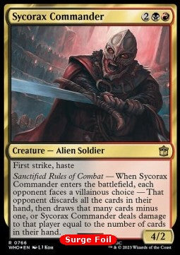 Sycorax Commander (V.2)⁣ - Universes Beyond: Doctor Who: Extras⁣ (Rare)⁣ [766]